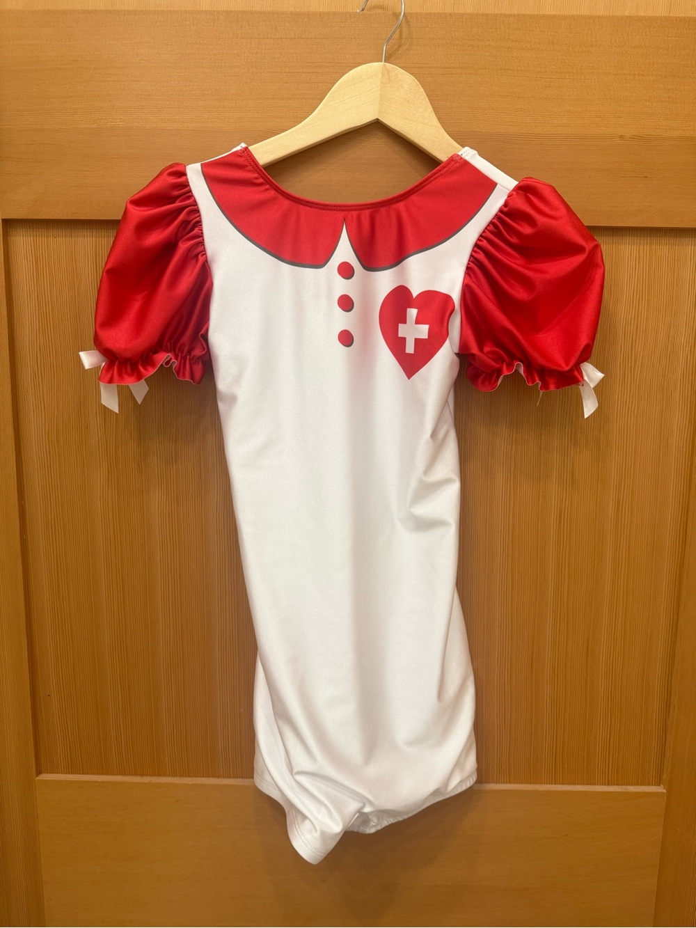 Red & White Nurse Dress-Up Costume for Dance